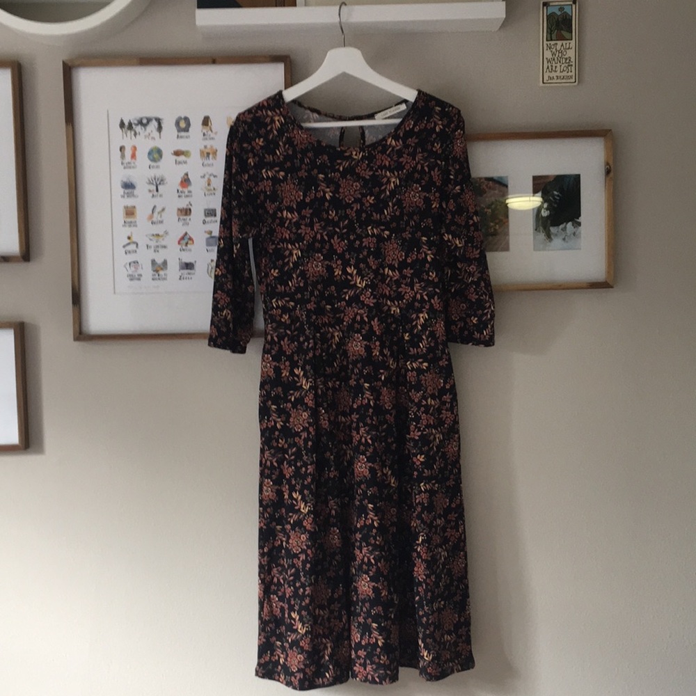 Piper & Scoot Watson Floral empire swing dress